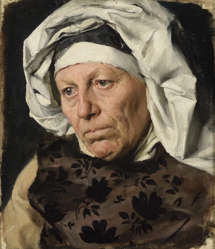 Ritratto di vecchia - Art Museum of Estonia's painting collection, Tallinn